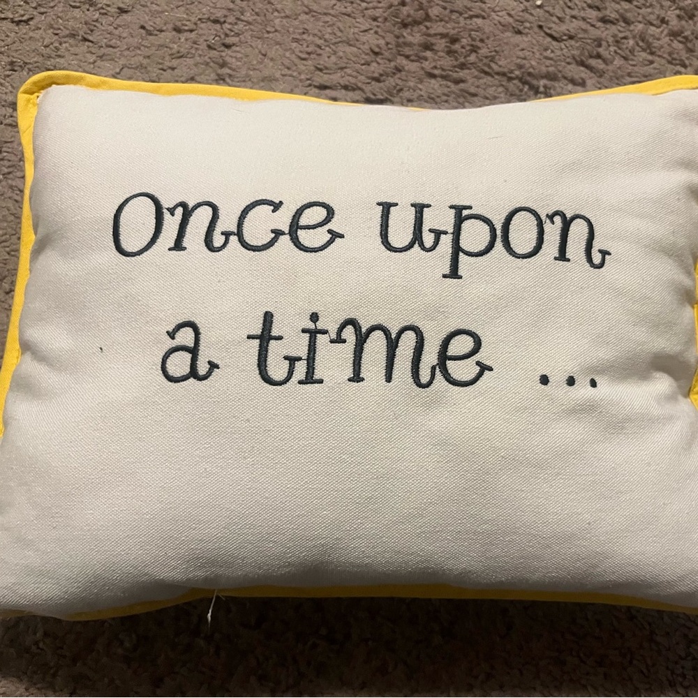 The cutest ONCE UPON A TIME pillow